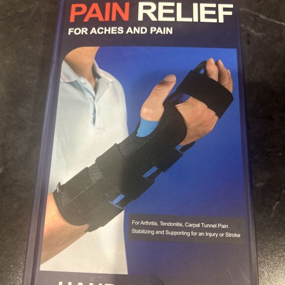 FEATOL Wrist Brace for Carpal Tunnel, Strain. Adjustable Support, L Right - Picture 3 of 7